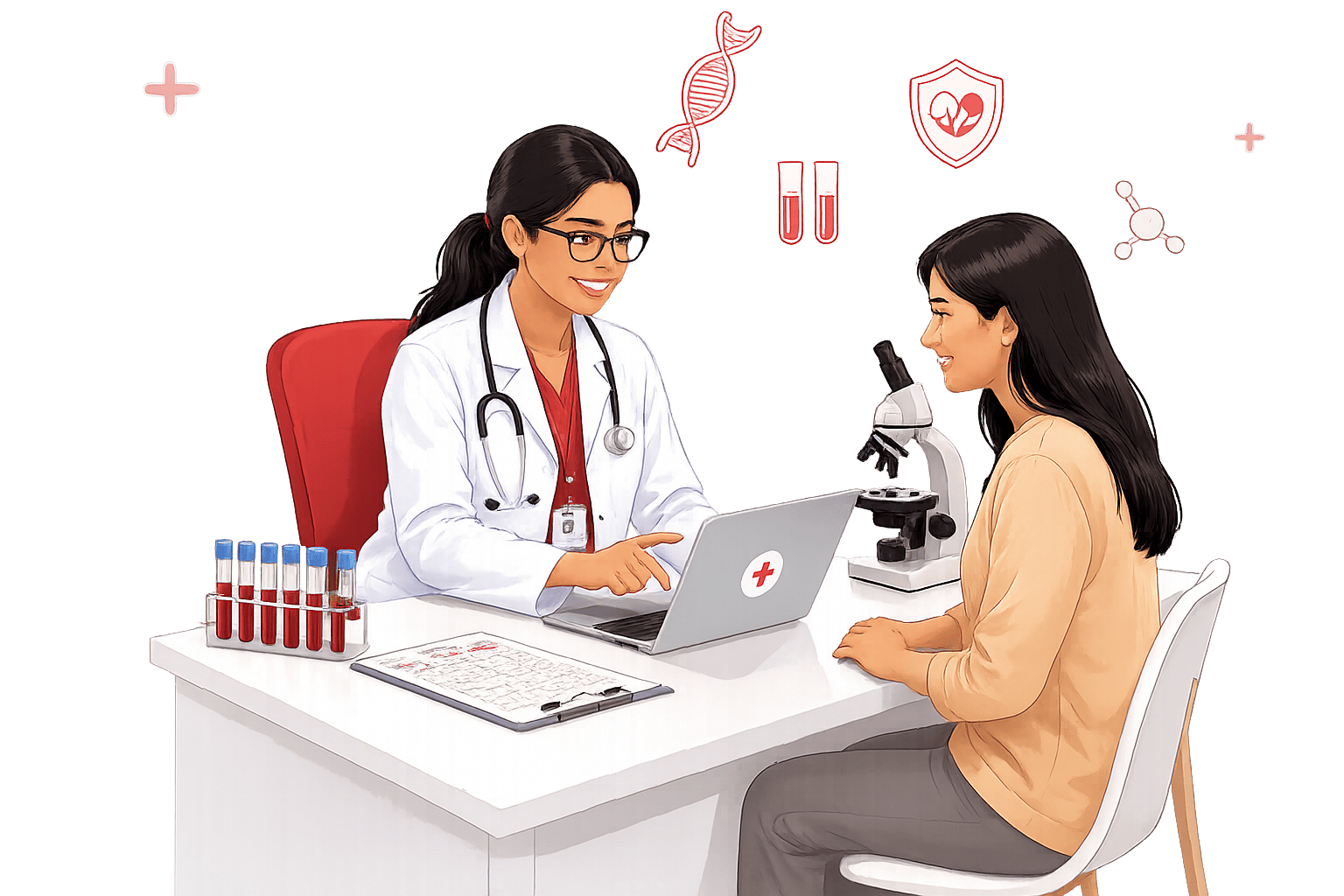 Gajanan Krupa Pathology & Diagnostic Center booking hero illustration
